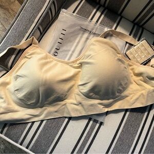Comfortable Beige Wireless Bra